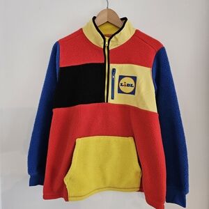 Lidl Colorblock Fleece Sweater Large